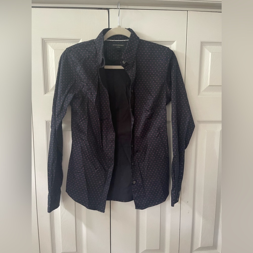 Banana Republic non iron fitted button down shirt